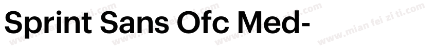 Sprint Sans Ofc Med字体转换